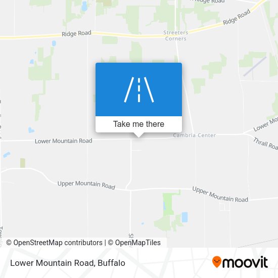 Lower Mountain Road map