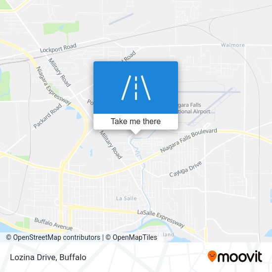Mapa de Lozina Drive