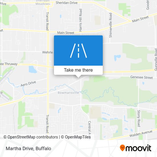 Martha Drive map