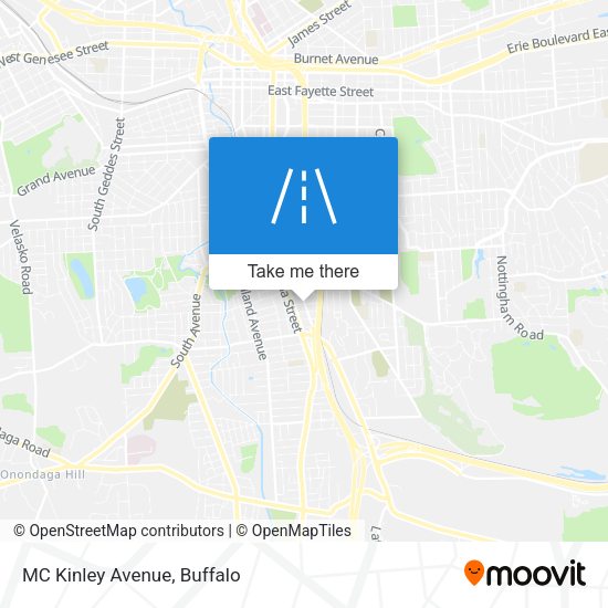 Mapa de MC Kinley Avenue