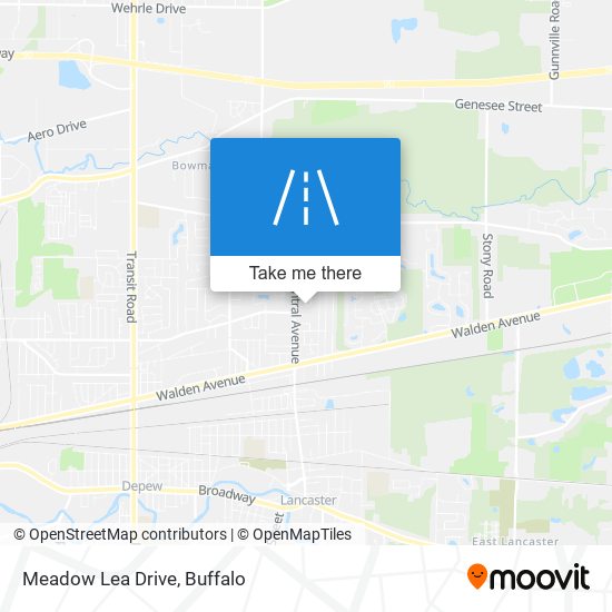 Meadow Lea Drive map