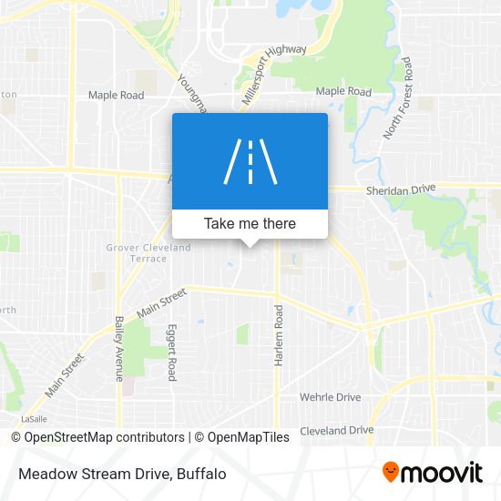 Meadow Stream Drive map