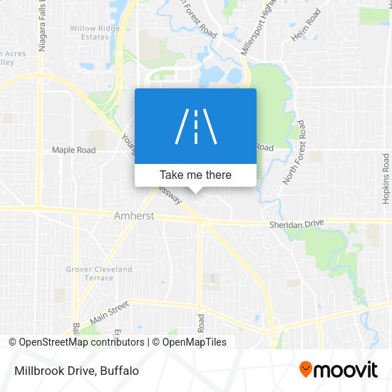 Mapa de Millbrook Drive