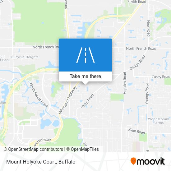 Mapa de Mount Holyoke Court