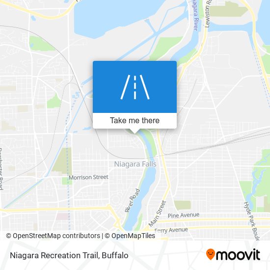 Mapa de Niagara Recreation Trail