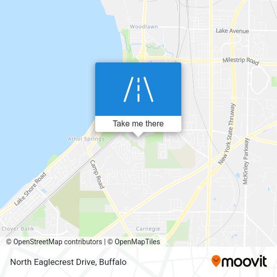 Mapa de North Eaglecrest Drive