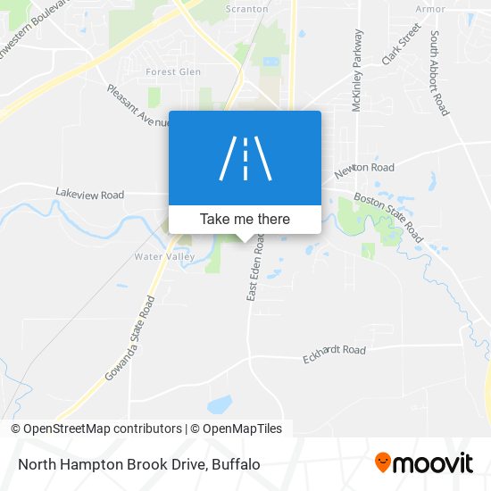 North Hampton Brook Drive map