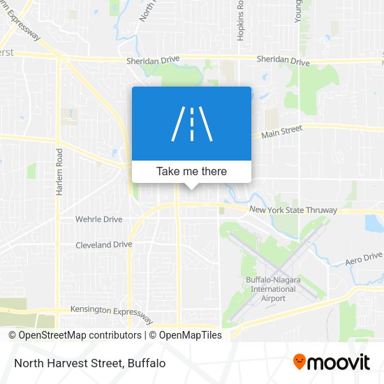 Mapa de North Harvest Street
