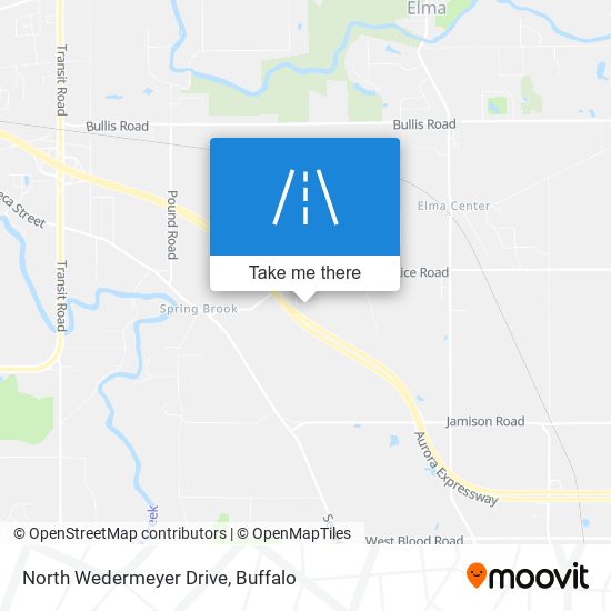 North Wedermeyer Drive map