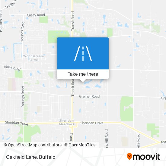 Oakfield Lane map