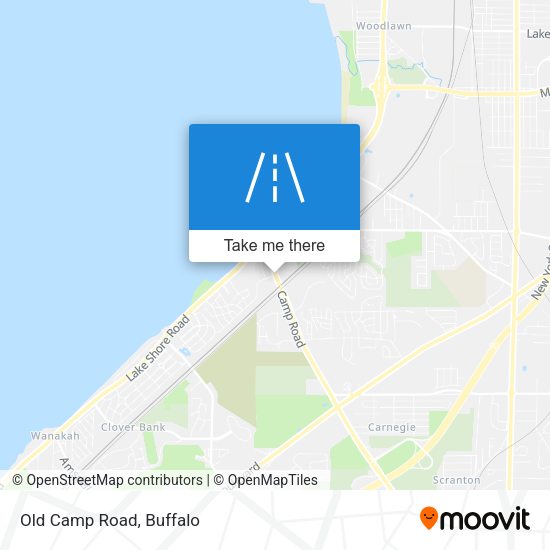 Mapa de Old Camp Road