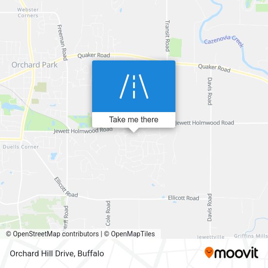 Mapa de Orchard Hill Drive