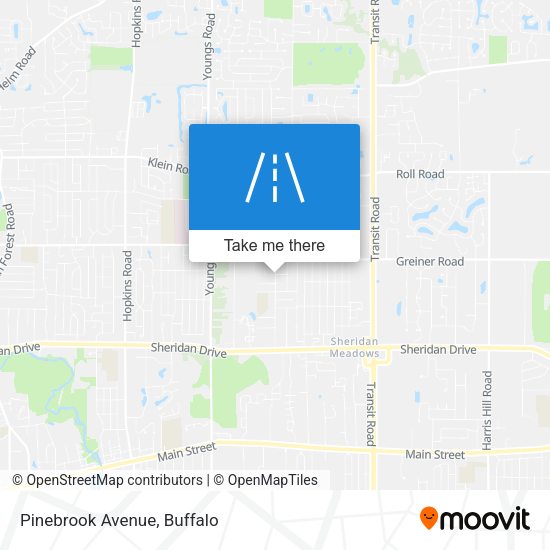 Mapa de Pinebrook Avenue