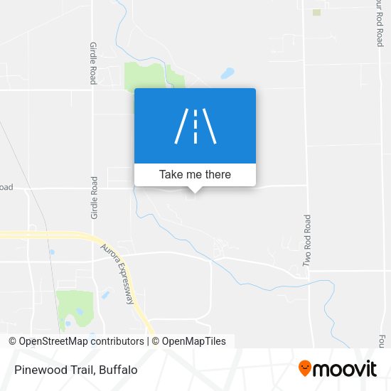 Mapa de Pinewood Trail
