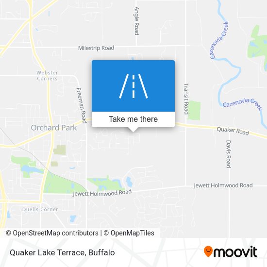 Quaker Lake Terrace map
