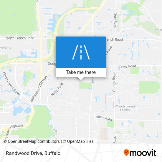 Randwood Drive map