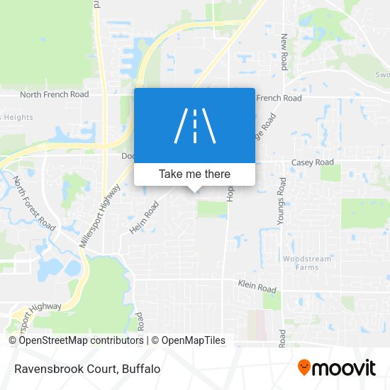Mapa de Ravensbrook Court