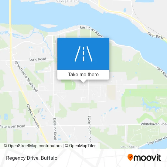 Regency Drive map