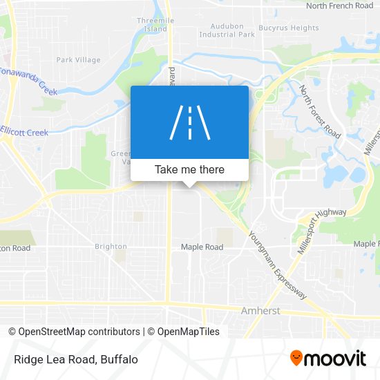 Mapa de Ridge Lea Road