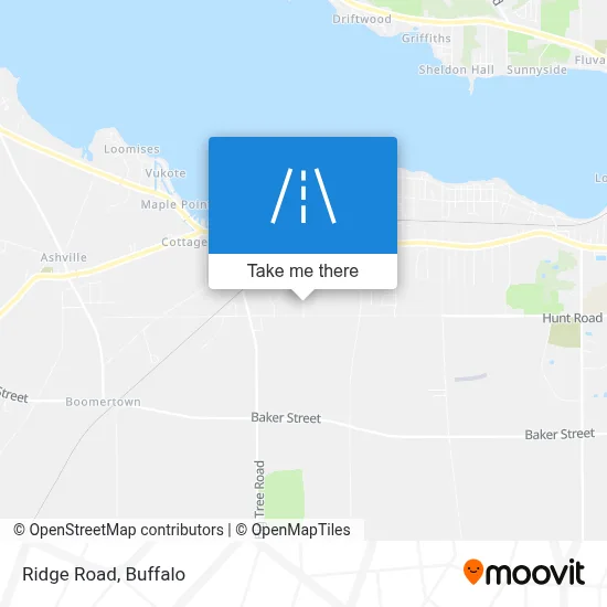 Ridge Road map
