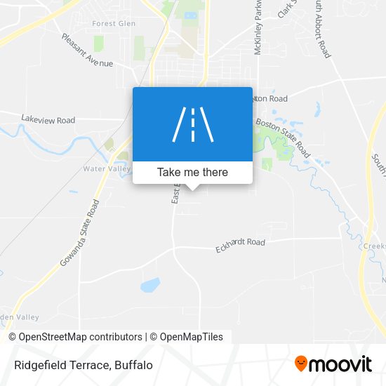 Ridgefield Terrace map