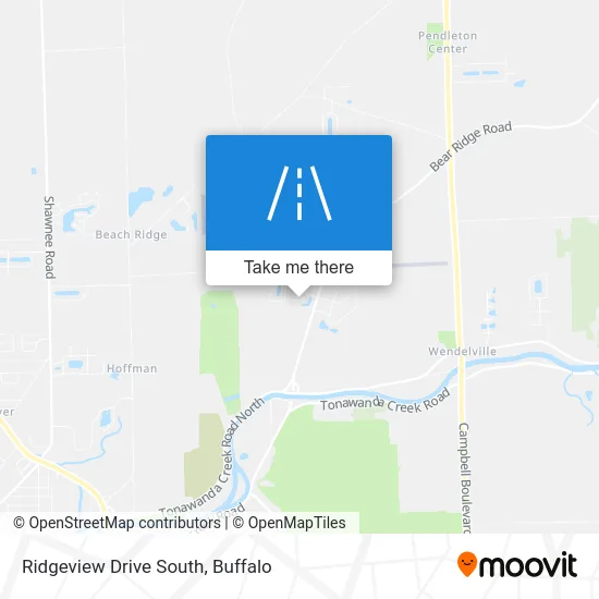 Ridgeview Drive South map