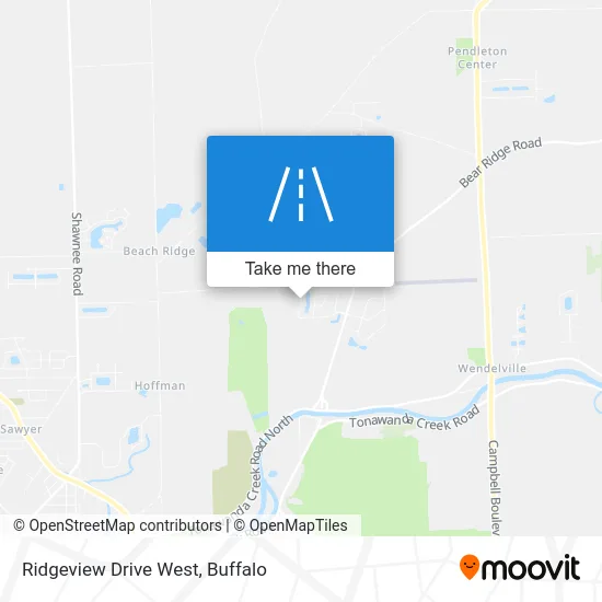 Ridgeview Drive West map