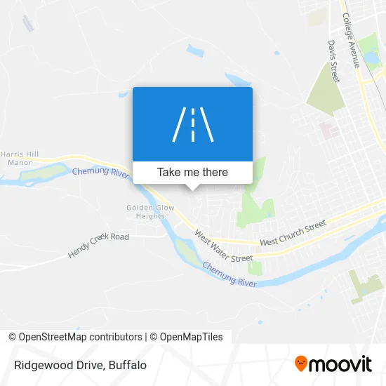 Ridgewood Drive map