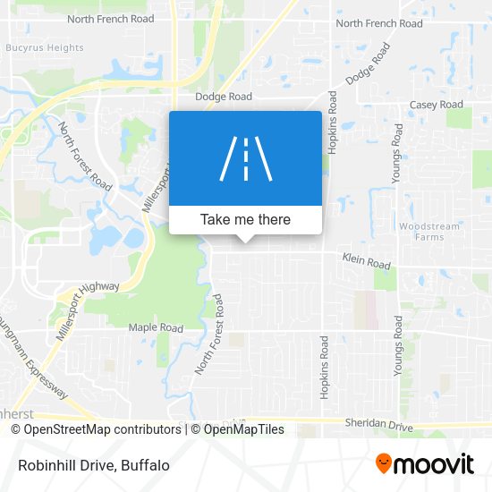 Mapa de Robinhill Drive