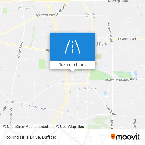 Mapa de Rolling Hills Drive