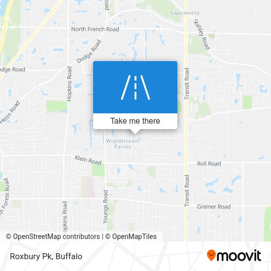Mapa de Roxbury Pk