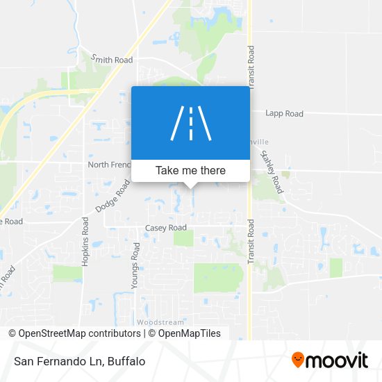 Mapa de San Fernando Ln
