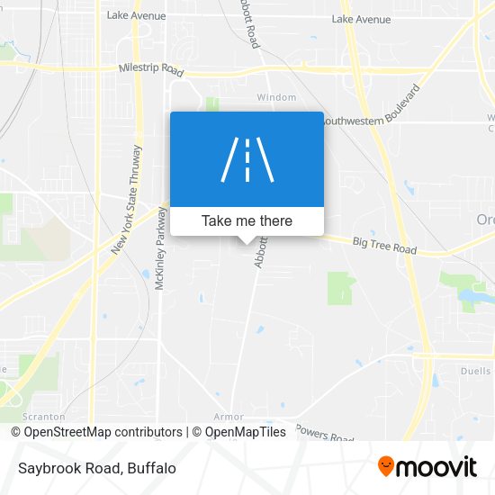 Mapa de Saybrook Road