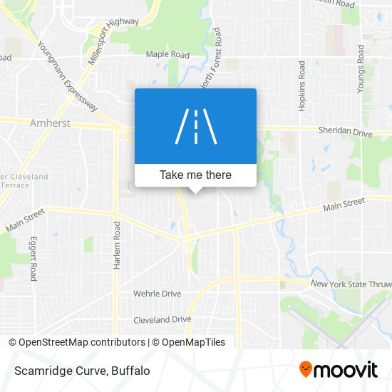 Scamridge Curve map