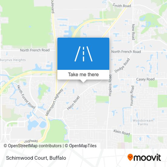 Mapa de Schimwood Court