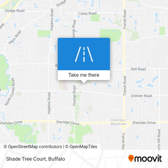 Mapa de Shade Tree Court