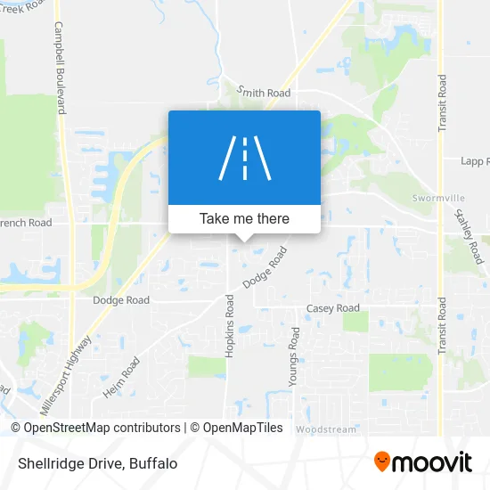 Shellridge Drive map