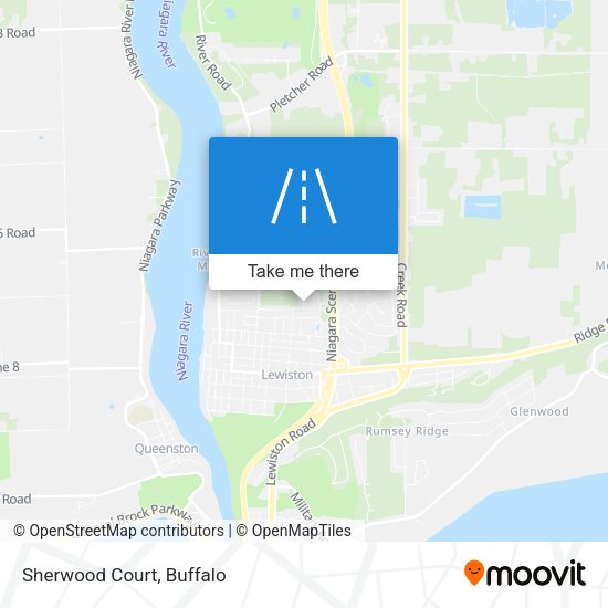 Mapa de Sherwood Court
