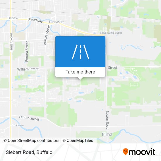 Mapa de Siebert Road
