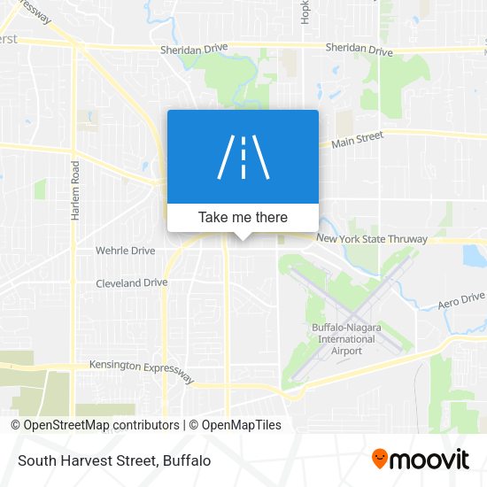Mapa de South Harvest Street