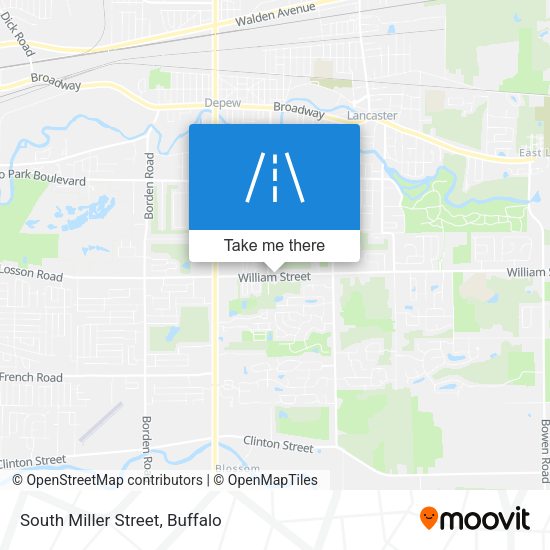 Mapa de South Miller Street