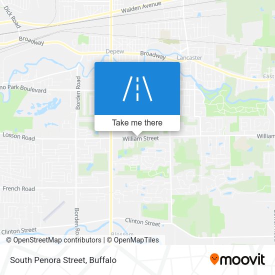 Mapa de South Penora Street