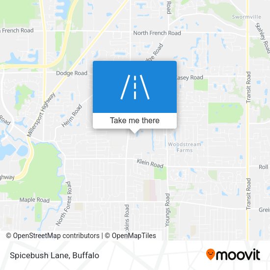 Mapa de Spicebush Lane