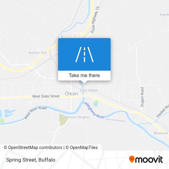 Mapa de Spring Street