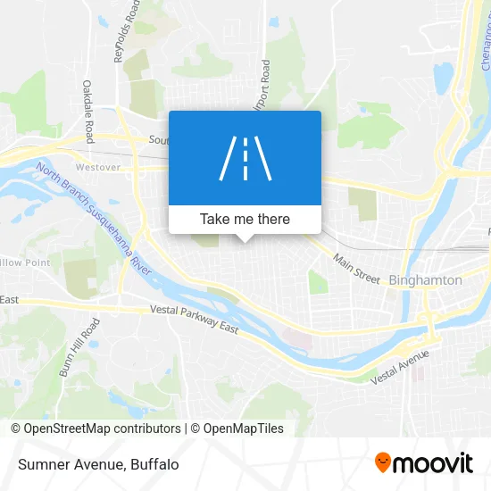 Sumner Avenue map