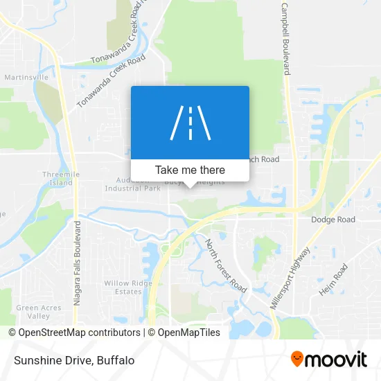 Sunshine Drive map
