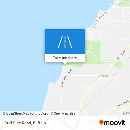 Surf Side Road map