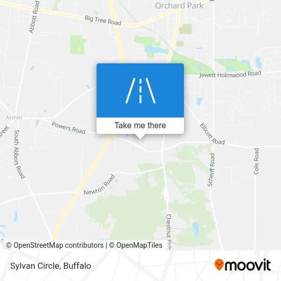 Sylvan Circle map