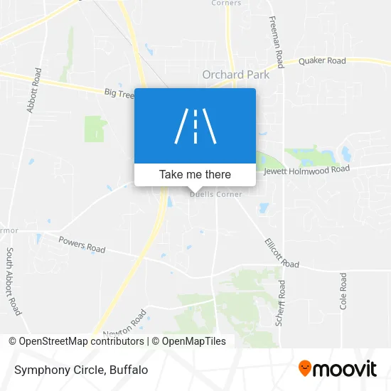 Symphony Circle map