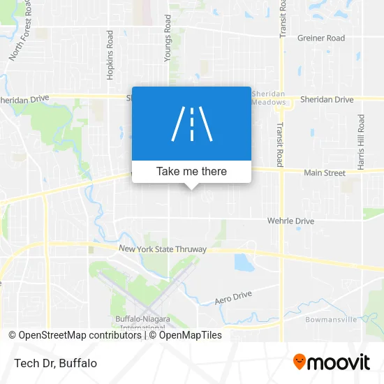 Tech Dr map